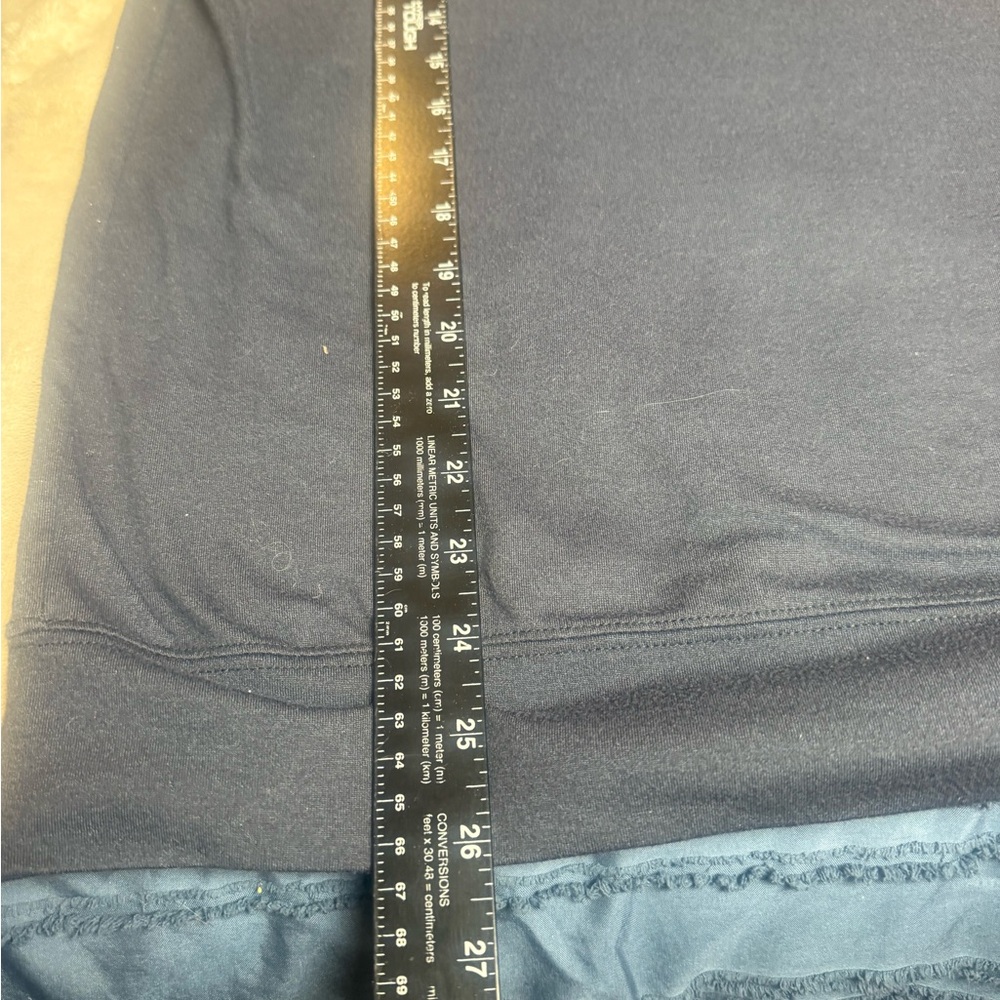 Rhoback Hesi Navy Performance Hoodie Teal Accents Medium - Picture 10 of 14